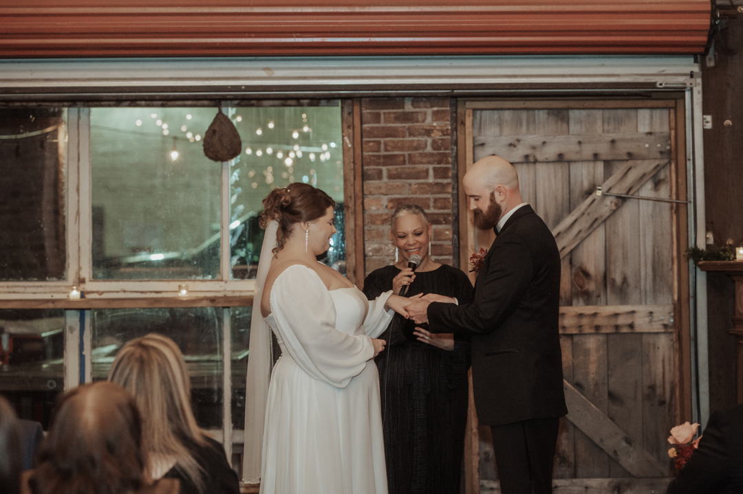 Julia & Ryan with The Officiant