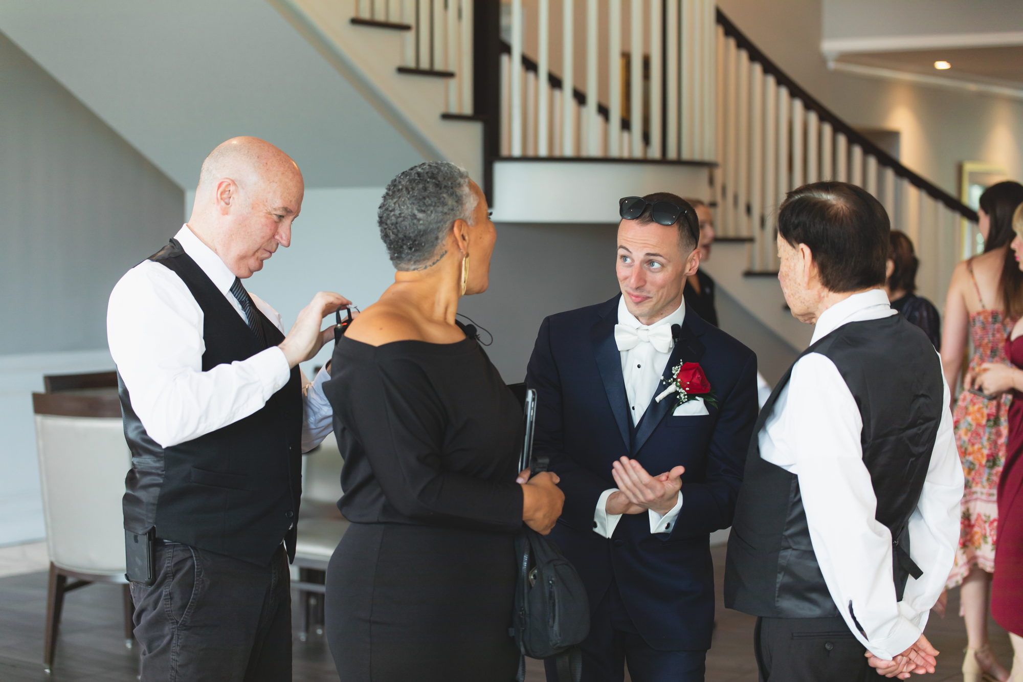 The Officiant, The Groom and The DJ — Bogardus Photography