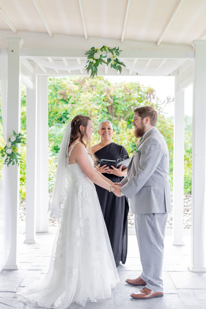 Rebecca & Nicholas with The Officiant